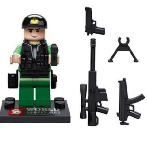 Xếp hình lực lượng cảnh sát đặc nhiệm Hongkong PTU SDU đặc nhiệm Phi Hổ SwatLego Minifigures SY278