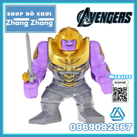 Xếp hình Avengers Endgame - Infinity War siêu anh hùng Marvel Lego Minifigures Kopf KF6091