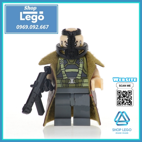 Xếp hình Siêu anh hùng Marvel, X-men, DC Comics Bane Lego Minifigures POGO pg8093