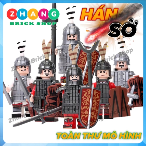 Đồ chơi xếp hình quân lính nước Sở thời Xuân thu chiến quốc Minifigures Koruit KT1093