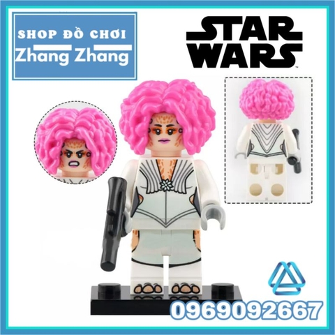Đồ chơi xếp hình Star Wars Boba Fett Bib Fortuna Fennec Shand Quarren Cad Bane Gamorrean Minifigures KM66021 66028