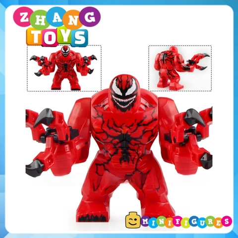 Xếp hình mô hình gồm Carnage - Cletus Kasady - Eddie Brock - Anti-Venom - Scream Lego WM6120