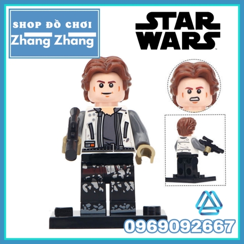 Xếp hình Star Wars Sith Trooper - Han Solo - Luke Skywalker- Snoke- George Lucas Lego Minifigures WM6039