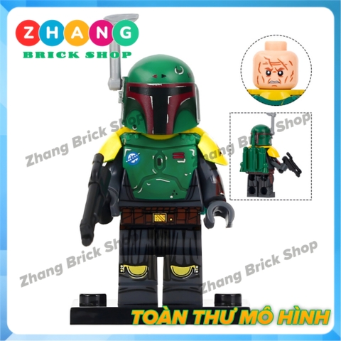 Đồ chơi xếp hình Star Wars gồm Peli Motto - Fennec Shard - Boba Fett - Greef Karga - Jango Fett Minifigures WM6122