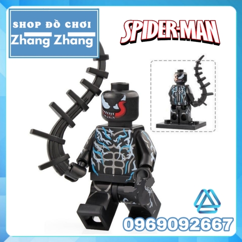 Xếp hình Symbiote Iron Man - Venom - Wolverine - Spider-Man - Deadpool Lego Minifigures WM6044