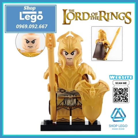 Xếp hình Mô hình tộc tiên Elven Soldiers trong The Lord of the Rings Lego Minifigures Xinh X0315