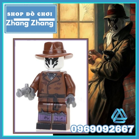 Xếp hình Rorschach trong Watchmen Lego Minifigures Kopf KF267 KF6019