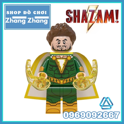 Xếp hình Shazam Billy Batson Mary Thaddeus Sivana Freddy Freeman Darla Dudley Pedro Pena Lego Minifigures Koruit Wm6058