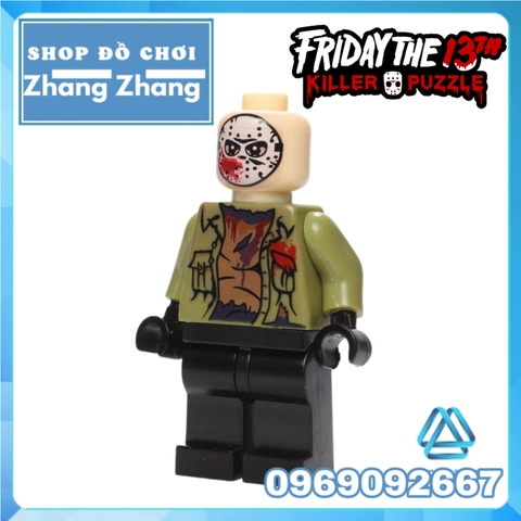 Xếp hình Jason Voorhees - Friday the 13th tên sát nhân Halloween Lego Minifigures WM302 WM6003