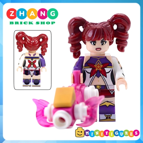 Xếp hình League of Legends Pantheon - Jinx - Jax - Ashe - Vayne Riven Ahri Blitzcrank Leona Lego Minifigures Xinh X0283