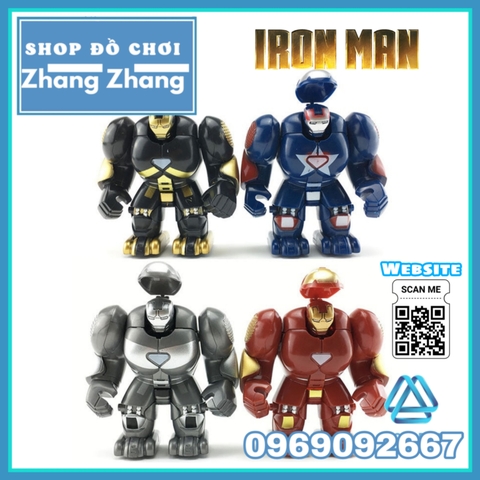 Xếp hình mô hình Ironman Lego Minifigures Bigfigures MR298 Kopf KF8001