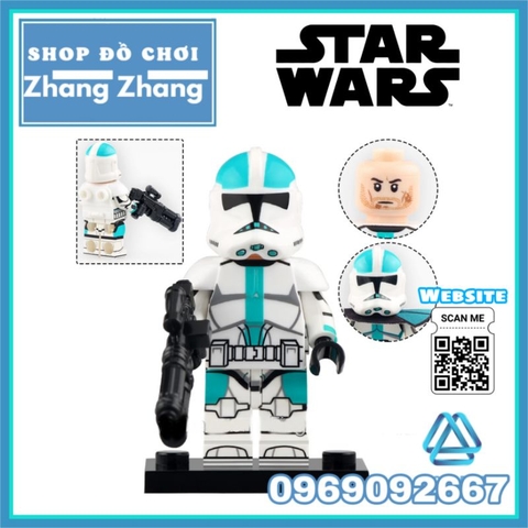 Đồ chơi xếp hình Star Wars Jesse Grey Legion Trooper Galactic Marine Crosshair Bo-Katan Minifigures Xinh X0323