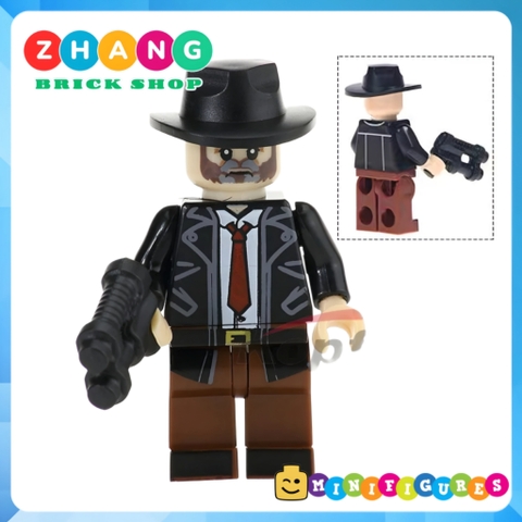 Xếp hình Red Hood - White Lantern - James Gordon - Hugo Strange - Nygma - Bullock - Penguin Lego Minifigures POGO PG8070