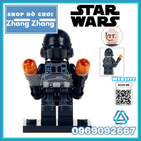Xếp hình Star Wars Rebel - Imperial - Lor San Tekka - Stormtrooper - Tusken - AT-AT Lego Minifigures Lele C001 008