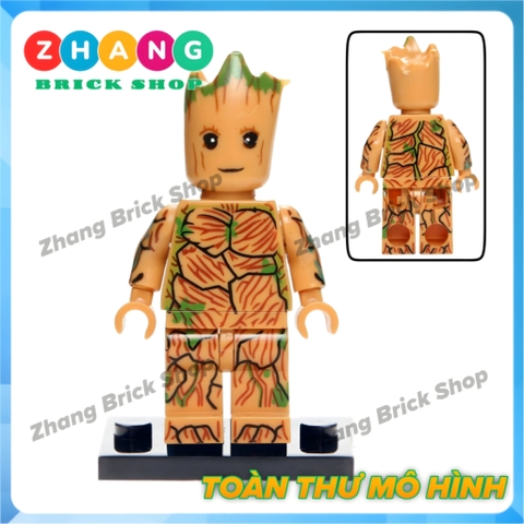 Xếp hình Groot Avengers War Machine Thor Thanos Endgame Captain America Hulk Dr.Strange Lego Minifigures Pogo PG8226