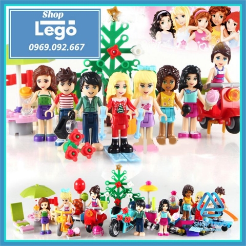 Xếp hình hoạt hình Friends dành cho bé gái Lego Minifigures MG128