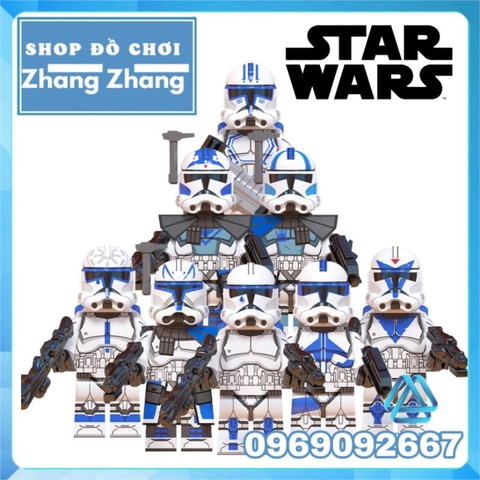 Đồ chơi xếp hình Star Wars Clone Trooper Dogma chiến tranh giữa các vì sao Minifigures WM6126