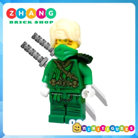 Đồ chơi xếp hình Ninjago Kai Zane Cole Lloyd Jay đại chiến Thunder Keeper trong Ngôi làng rừng xanh Minifigures