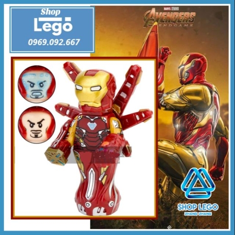 Xếp hình Avengers Endgame Người sắt Iron Man MK85 mới nhất 2020 Lego Minifigures Kopf KF6115 KF1339