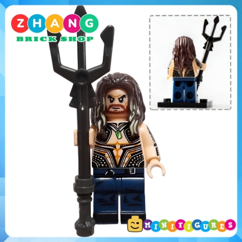 Xếp hình Aquaman Đế Vương Atlantics - Mera - Black Manta - Vulko - Atlanna - Nereus - Orm Lego Minifigures Xinh X0237