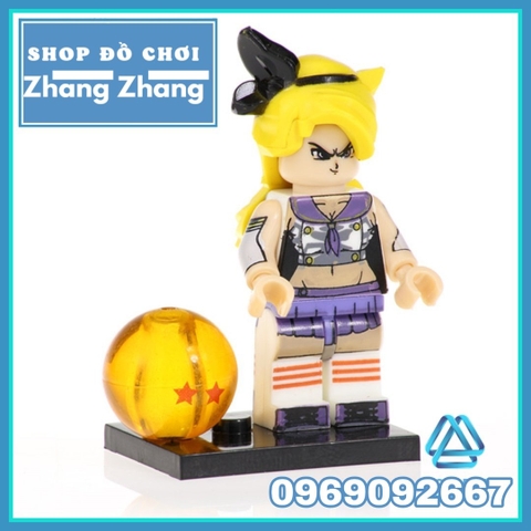 Xếp hình Dragon Ball Goku Gohan Krillin Launch Master Mutaito Lego Minifigures Pogo PG8167