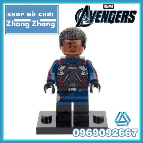 Xếp hình Winter Soldier - Agent 13 - Baron Zemo - US Agent - Batroc - Falcon Battlestar Lego Minifigures Xinh X0313