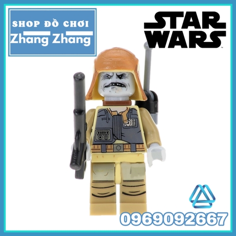 Xếp hình Star Wars Hunter Droid - Boba Fett - Stormtrooper - Bodhi Rook - Hera - Pao Lego Minifigures POGO PG8066