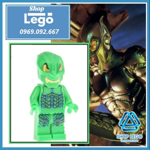 Xếp hình Green Goblin trong Spider-man 2 siêu tội phạm mới nhất 2020 Lego Minifigures Kopf KF1998