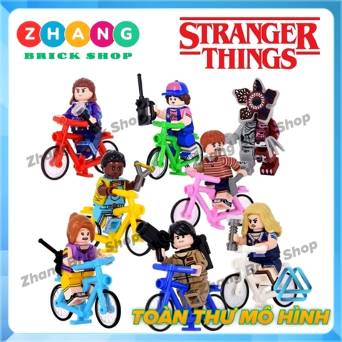 Đồ chơi xếp hình Stranger Things cậu bé mất tích Demogorgon Mike Wheeler Eleven Minifigures Kopf KF6167