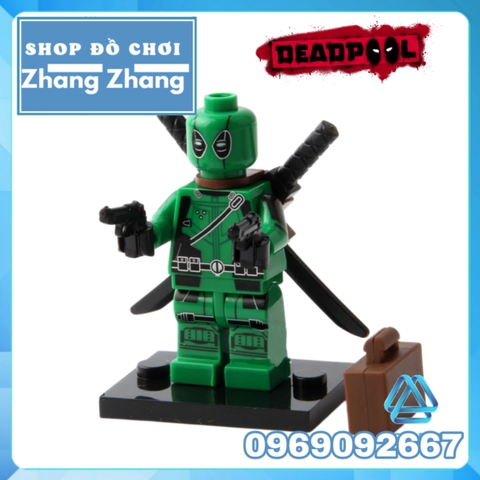 Đồ chơi xếp hình Bộ sưu tập gia đình Gwen pool Deadpool  Minifigures Dcool Jisi 0256 0261