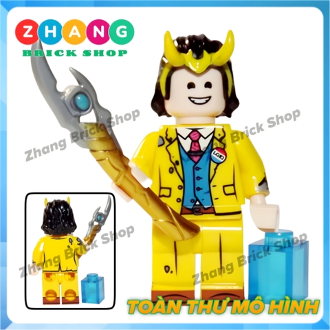 Đồ chơi xếp hình Loki TVA trong Thor Minifigures Kopf KF6141