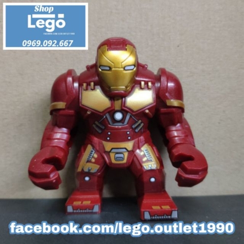 Xếp hình Người sắt Iron man Avengers Endgame siêu anh hùng Marvel BigFigures Lego Minifigures Dlp9086