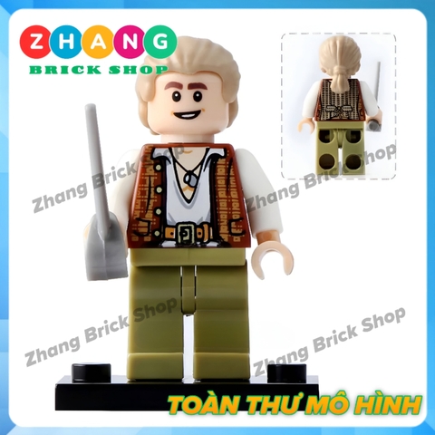 Xếp hình Cướp biển vùng Caribe Jack Sparrow - Carina - Salazar - Henry Lego Minifigures Pogo PG8048