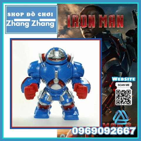 Xếp hình Ironman Patriot Endgame BigFigures Lego Minifigures Pogo PG8241 PG2061