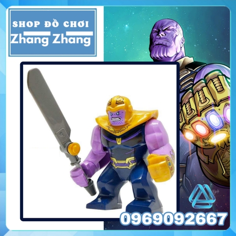 Xếp hình Bigfigures  Thanos đại chiến Avengers Infinity War mới nhất Lego Minifigures Decool 0296