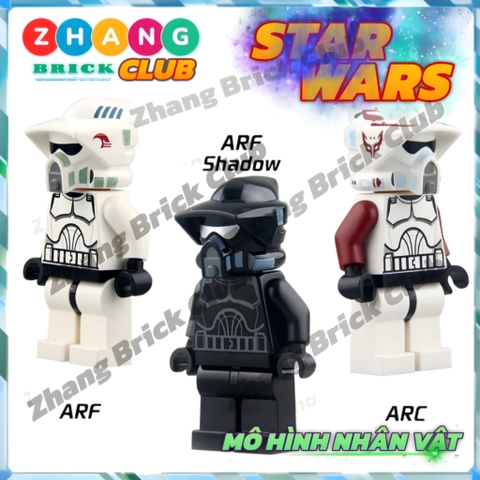 Xếp hình Star Wars ARF Shadow Clone Trooper Lego Minifigures POGO PG8004