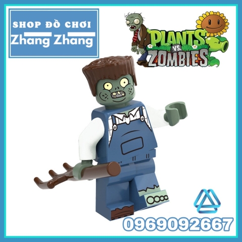 Xếp hình Plants Vs Zombies Lego Minifigures POGO PG8205