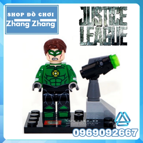 Xếp hình Dawn of Justice League - Tornado - wonder Woman - Green Lantern - Cyborg - Superman Lego Minifigures Sy Sy289