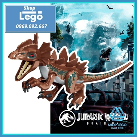 Xếp hình khủng long Velociraptor trong Công viên kỷ Jurassic Park mới nhất 2021 Lego Minifigures 33060-30 YG77089B