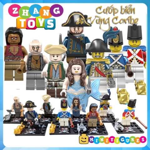 Đồ chơi xếp hình Pirates of the Caribbean cướp biển vùng caribe Jack Sparrow Ksz722