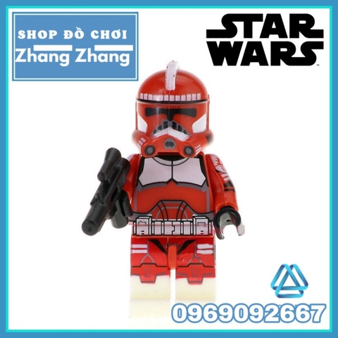 Đồ chơi xếp hình Star Wars Stormtrooper Special Forces First Order Trooper Minifigures POGO PG8097