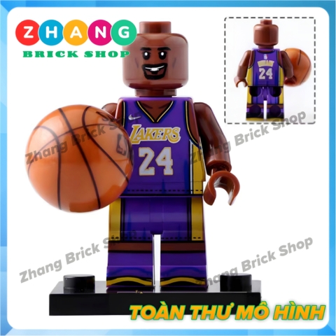 Xếp hình Kobe Bryant - Michael Jordan - LeBron James tặng kèm bóng rổ NBA Lego Minifigures Koruit KT1021