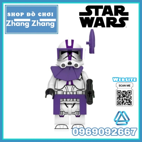 Đồ chơi xếp hình Star Wars Storm Clone Trooper Minifigures POGO PG8293
