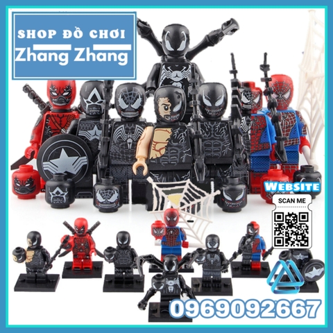 Xếp hình Spider Man Venom tuyển tập🕷mới nhất Lego Minifigures Koruit KT1010