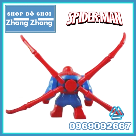 Xếp hình người nhện Iron Spider Man loại to Lego Minifigures Kopf KF6092 KF1171