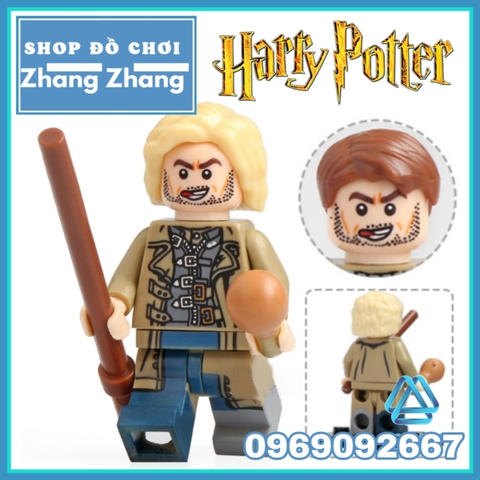 Xếp hình Harry Potter - Albus Dumbledore Moody - Luna Lovegood - Neville Longbottom Lego Minifigures WM6041