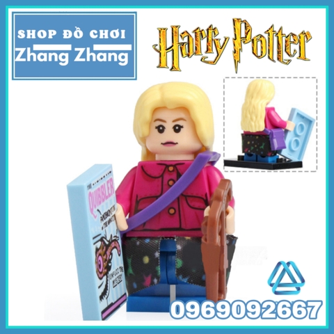 Xếp hình Harry Potter - Albus Dumbledore Moody - Luna Lovegood - Neville Longbottom Lego Minifigures WM6041