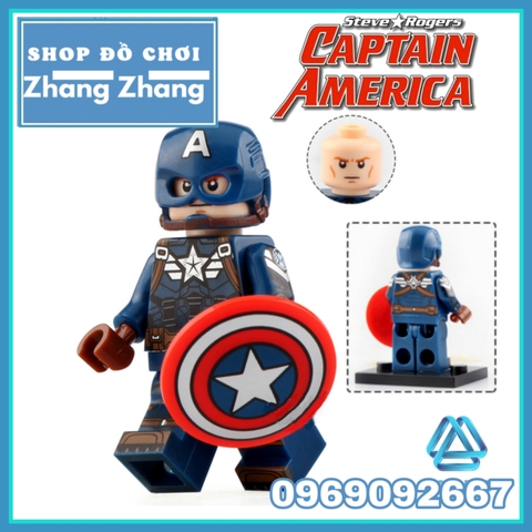 Xếp hình Captain America tuyển tập mới nhất Lego Minifigures Koruit KT1031