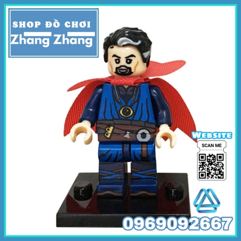 Xếp hình Moon Knight, Atom, Spider-gwen, Dortor Strage siêu anh hùng Marvel Lego Minifigures POGO Pg8014
