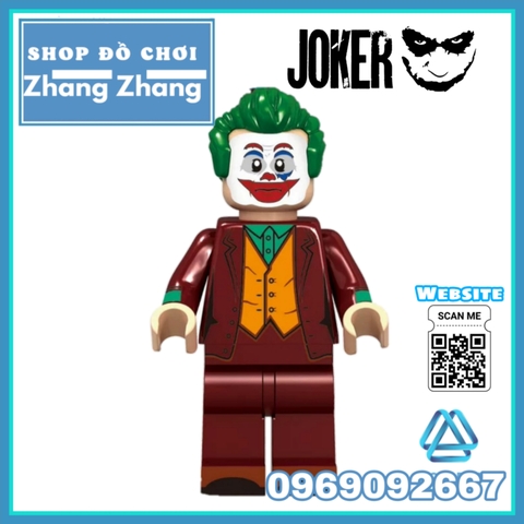 Xếp hình Joker tuyển tập tội phạm Gotham Lego Minifigures Kopf KF6110